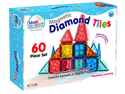 DIAMOND TILES MAGNETIC 60pc