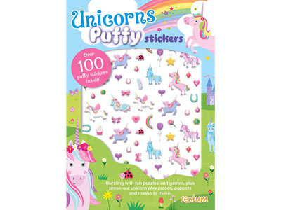 UNICORNS PUFFY STICKERS UNICORNS PUFFY STICKERS