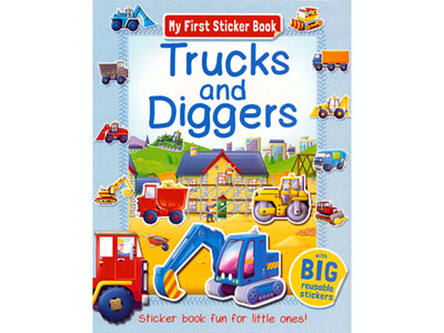 TRUCKS DIGGERS MY FIRST STICKE TRUCKS DIGGERS MY FIRST STICKE