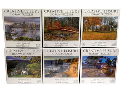 CREATIVE LEISURE JIGSAWS X 6 CREATIVE LEISURE JIGSAWS X 6