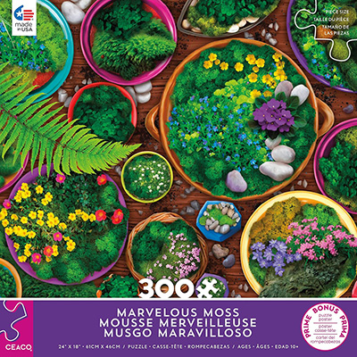 MARVELOUS MOSS POTS 300pcXL