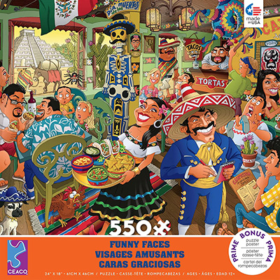 FUNNY FACES MEXICO 550pc