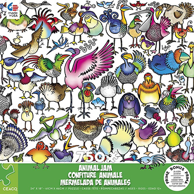 ANIMAL JAM BIRDS GALORE 750pc ANIMAL JAM BIRDS GALORE 750pc