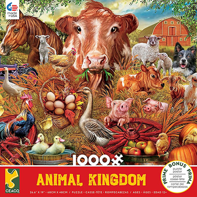 ANIMAL KINGDOM FARMYARD 1000pc