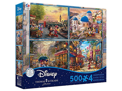 KINKADE DISNEY 500pc 4-in-1 S2