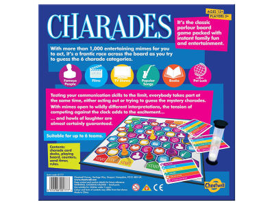 CHARADES FAMILY BOARD GAME