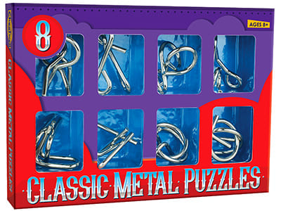 8 CLASSIC METAL PUZZLES