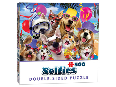 SELFIES D/SIDED 500pc BEACH