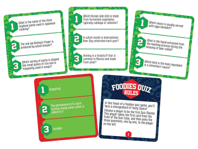 QUIZ CUBE - FOODIES QUIZ