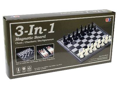 COMBO,Chess 3-in-1 Magnet.10"
