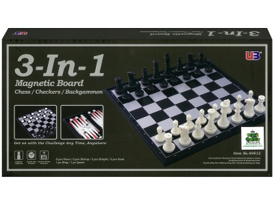 COMBO,Chess 3-in-1 Magnet.14"