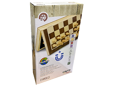 CHESS,INLAID 11"MAGNETIC(Cayro