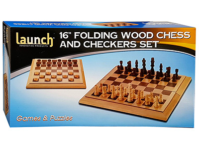 CHESS & CHECKERS 16" WD(Launch