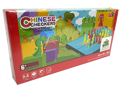 CHINESE CHECKERS MAGNETIC 8"