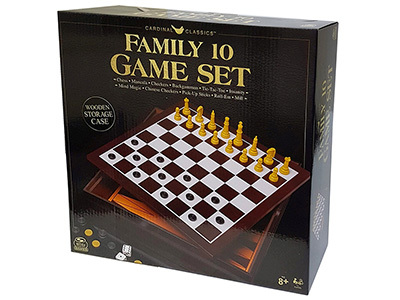 COMBO CHESS 10-in-1 (Cardinal)