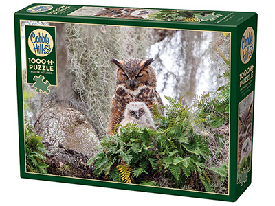 GREAT HORNED OWL 1000pc