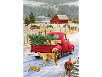 CHRISTMAS ON THE FARM 1000pc