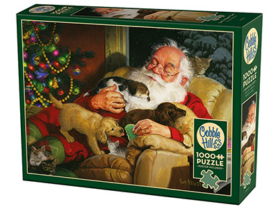 SANTA'S QUIET TIME 1000pc