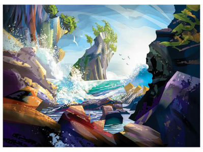 COASTAL WAVES 1000pc