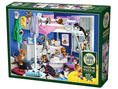 KITTEN SLUMBER PARTY 1000pc