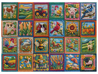 COUNTRY LIFE CROCHET 1000pc