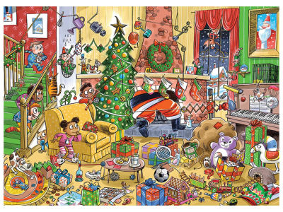 DOODLETOWN CATCHING SANTA 1000