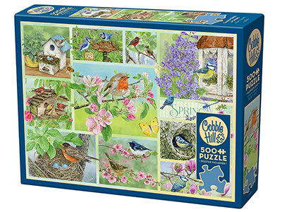 GARDEN BIRDS IN SPRING 500pc