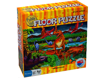 DINOSAUR VOLCANO 36pc FLOOR PZ DINOSAUR VOLCANO 36pc FLOOR PZ