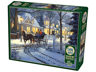 HORSE-DRAWN BUGGY 1000pc