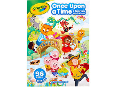ONCE UPON A TIME COLOURING BK