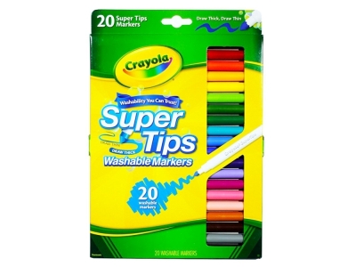 SUPER TIPS WASHABLE MARKERS