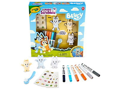 BLUEY SCRIBBLE SCRUBBIE