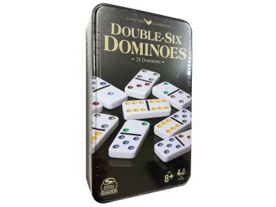 DOMINOES,D6 Coloured(Cardinal)