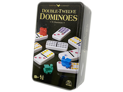 DOMINOES,D12 Coloured(Cardinal