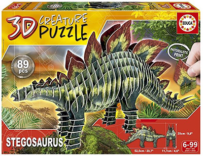 3D CREATURE PUZZLE STEGOSAURUS