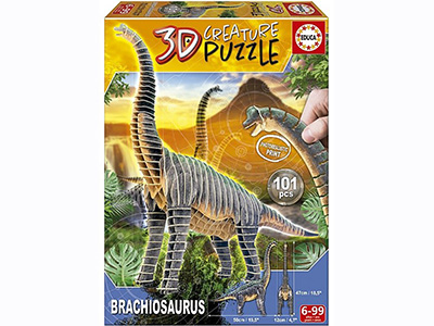 3D CREATURE PUZL.BRACHIOSAURUS