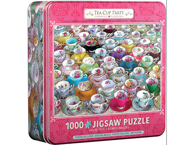 TEACUP PARTY 1000pc *Tin*