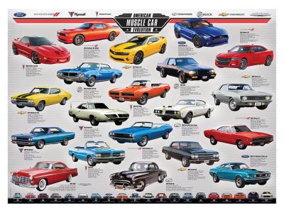 MUSCLE CAR EVOLUTION 1000pc