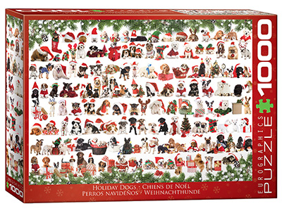 HOLIDAY DOGS 1000pc