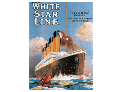 TITANIC WHITE STAR LINE 1000pc