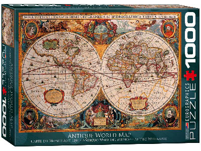 ANTIQUE WORLD MAP # 1 1000pc