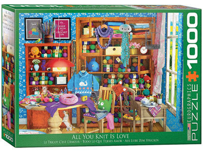 ALL YOU KNIT IS LOVE, 1000pc