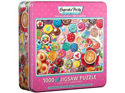 CUPCAKE PARTY 1000pc *Tin*