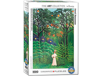 WOMAN IN EXOTIC FOREST 1000