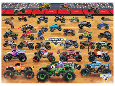 MONSTER JAM TRUCK LINEUP 1000p