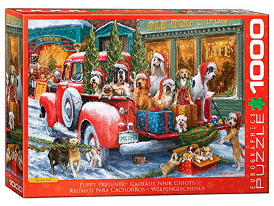 DOGS ON TRUCK 1000pc