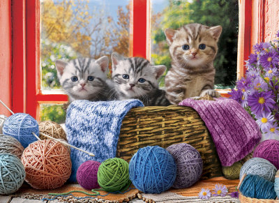 KNITTIN' KITTENS 500pcXL