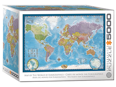 MAP OF THE WORLD 5000pc