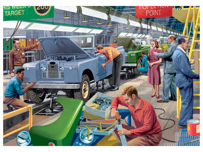 THE CAR FACTORY 1000pc