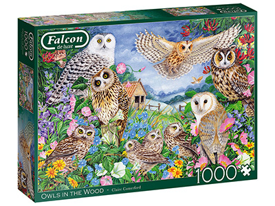 OWLS IN THE WOOD 1000pc